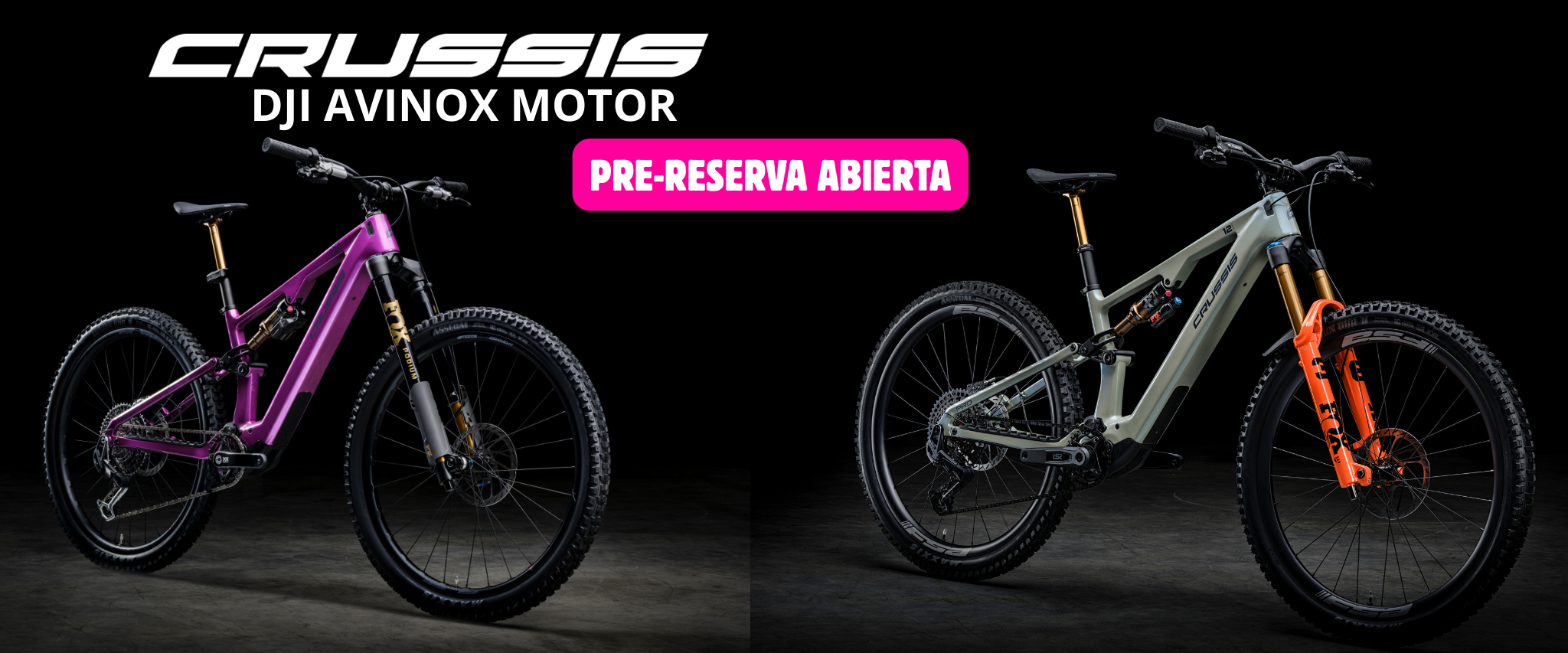 Descubre las nuevas bicicletas eléctricas Crussis con motor Avinox, disponibles a partir de marzo de 2026